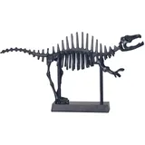 KADIMA DESIGN Dekofigur T-Rex Aluminium Schwarz 62 cm mit Sockel,