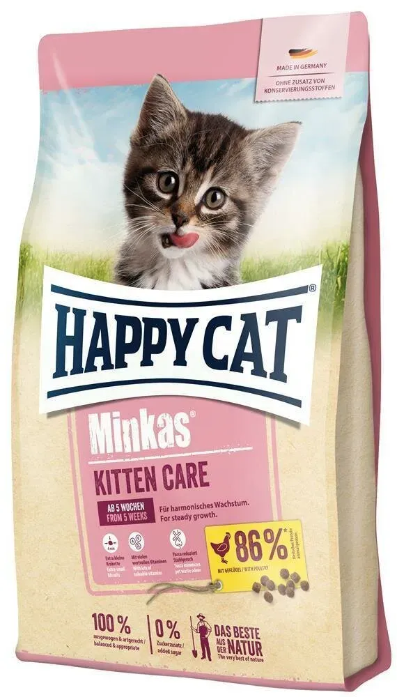 Happy Cat Minkas Trockenfutter Kitten Care Geflügel 10kg