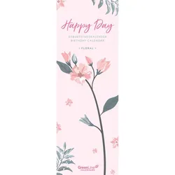 Geburtstagskalender Floral - Kalender 2026