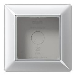 Jung Aufputz-Kappe, 1-fach (aluminium)