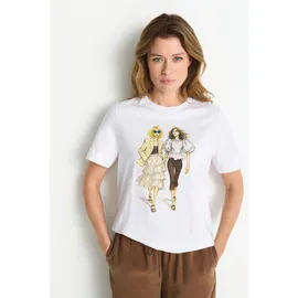 richroyal T-Shirt Weiß S