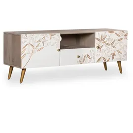 deluke LARS TV-Lowboard 41,5x140x40cm Creme Holz