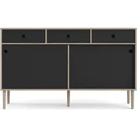 VCM ebuy24 Sideboard, Penny Schwarz 148 x 41 cm)