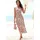 vivance by lascana Maxikleid Floral Weiß/Creme/Mauve 40