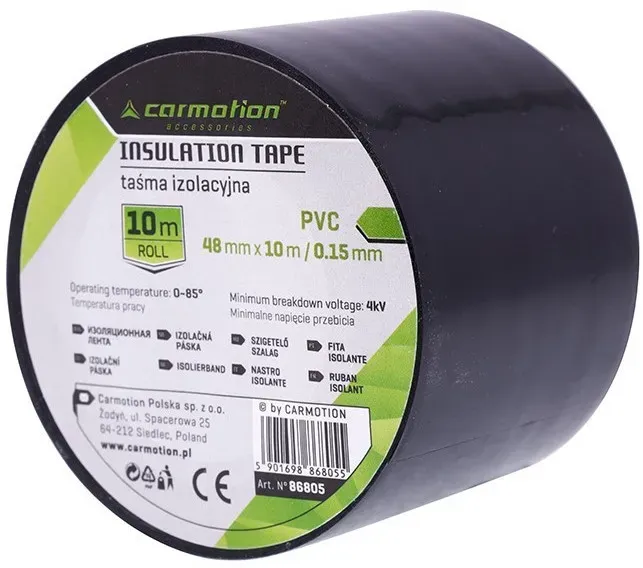 Isolierband Isolierband 48 mm x 10 m x 0.15mm schwarz Carmotion