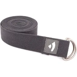 Yogagurt Asana Belt, Metallringe Baumwolle anthrazit EINHEITSGRÖSSE