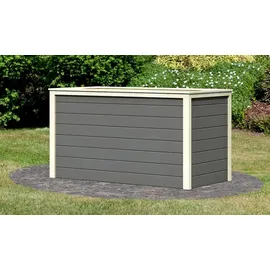 Karibu Hochbeet 2 173 x 89 x 82 cm Grau