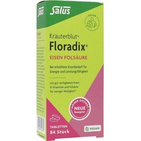 SALUS Kräuterblut Floradix Eisen Folsäure Tabletten 84 St.