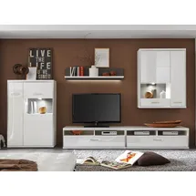 MCA Furniture Wohnwand 351 x 201 x 52 cm (B/H/T)