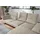 W.Schillig Eckcouch Flachgewebe 2-Sitzer Braun