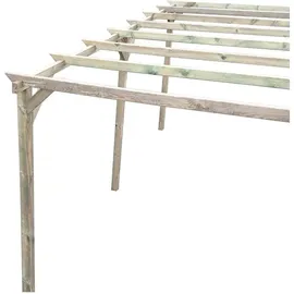 Habitat et Jardin Sunny Carport 3,00 x 5,00 m Braun