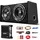Vevor Auto Subwoofer Set mit Bestücktem Gehäuse 305 mm, Dual-Subwoofer- und Verstärkerpaket 490 W RMS, mit Separatem Verstärker & Verkabelungssatz, Leistungsstarkes Car Audio Soundsystem für PKW & SUV
