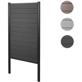 MCW WPC Sichtschutz 100 x 180 cm grau