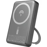 DUDAO K28 10000mAh PD 22.5W MagSafe Powerbank with Metal Case and Ring Stand - Gray Powerbank, Grau