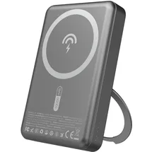 DUDAO K28 10000mAh PD 22.5W MagSafe Powerbank with Metal Case and Ring Stand - Gray Powerbank, Grau