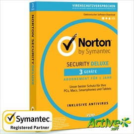 NortonLifeLock Norton Security Deluxe 3.0 3 Geräte ESD DE Win Mac Android iOS