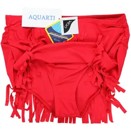 Aquarti Bikini-Hose Damen Rot 40