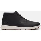 Timberland Mens Mid Lace Up Sneaker blk full grain 9.5