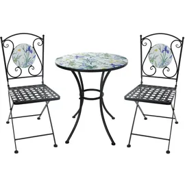 Hti-Living Celia Lilie Garten-Essgruppe 60 x 70 x 0 cm mehrfarbig 2 St.