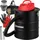 Kaminer Aschesauger 15 L 1200 W 20 kPa mit HEPA Filter und Blasfunktion Aluminium/Metall Rot/Schwarz
