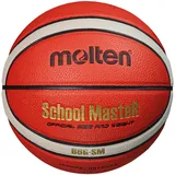 Molten School MasteR Basketball B6G-SM Gr. 6 rot/orange