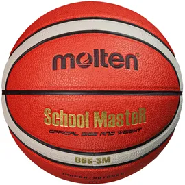 Molten School MasteR Basketball B6G-SM Gr. 6 rot/orange