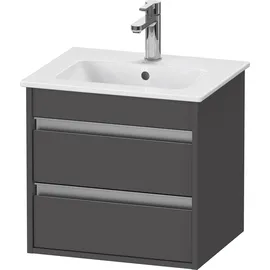 Duravit Waschtischunterschrank 2 Auszüge 50 x 48 x 41,2 cm Grau Matt
