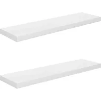 vidaXL Wandregal 90 x 23,5 x 3,8 cm Weiß