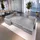 masseno Ecksofa LORIVO L-S mit Schlaffunktion U-Form, Sofa mit Bettkasten, Wohnzimmersofa, Couch, Soffa, Bettsofa, Couchgarnitur- Grau, Plüsch-Stoff