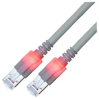 EasyLan CS1OACDCD0100 - Cat.6 LED Patchkabel, DualBoot, S/FTP 10m,