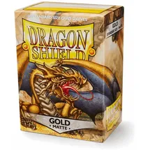 Dragon Shield Gold - Matte Sleeves - Standard Size
