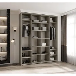 abiks möbel Drehtürenschrank COMO 200 x 245,5 x 50 cm Gold