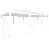 VidaXL Partyzelt Weiß 6x4 m PE