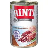Rinti Kennerfleisch Geflügelherzen Nassfutter