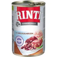 Rinti Kennerfleisch Geflügelherzen Nassfutter