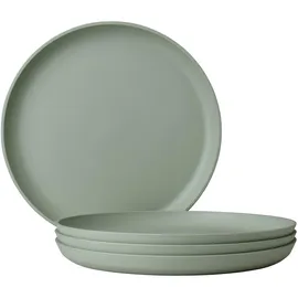 Mepal Frühstücksteller Silueta 23 cm grün 4er Set