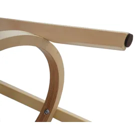 Mendler Barhocker Navan Holz Kunstleder drehbar Bordeaux