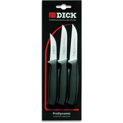 DICK Küchenmesser-Set PRODYNAMIC 3-teilig schwarz
