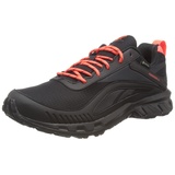 Reebok Ridgerider 6 GORE-TEX Sneaker, Core Black/Pure Grey 8/Orange Flare, 41