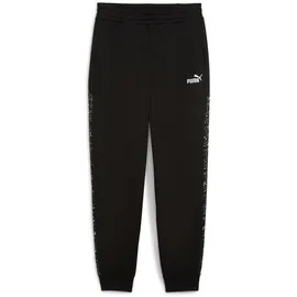 Puma ESS Graphic Animal Comfort High-Waist Jogginghose Schwarz XL