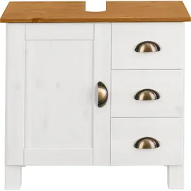 Home Affaire Waschbeckenunterschrank Oslo 60 x 55 cm Weiß