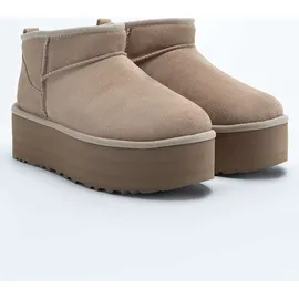 UGG Australia UGG Classic Ultra Mini Platform für Damen. Beige 40