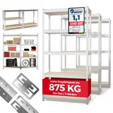 Lagerregal Kellerregal Steckregal 3er Set Schwerlastregal Regale Werkstattregal