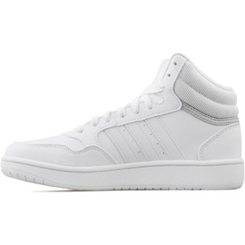 adidas Hoops Mid Shoes Basketball Shoe, FTWR White/FTWR White/Grey Two, 36 2/3