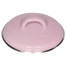 RIESS Deckel mit Chromrand 12 cm, Rosa