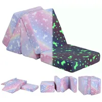 aiyaplay Spielsofa für Kinder aus Schaumstoff mit Liegefunktion Rosa