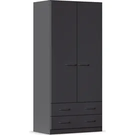 Rauch Drehtürenschrank Prandon B 91 x 197 x 54 cm Grau