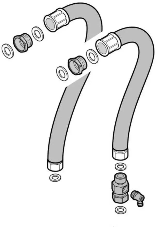 REMEHA/Anschlusset Tzerra-SR 130-2 HR92