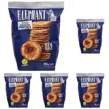 Elephant Prezels Meersalz, 80 g (Packung mit 5)