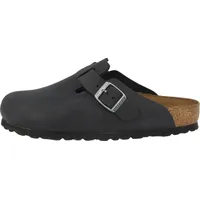 Birkenstock Boston Nubukleder geölt schwarz 38